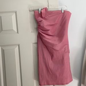 Pink Strapless dress